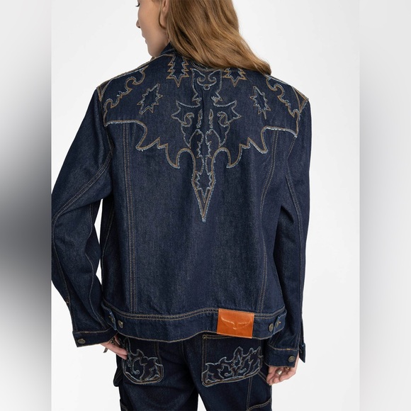 Zadig & Voltaire Jackets & Blazers - Zadig & Voltaire Bases Western Denim Jacket​ $398 NEW without tag